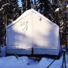 Fort McPherson Tent in the Winter Snow